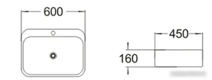 Умывальник SantiLine SL-2108 - фото товара