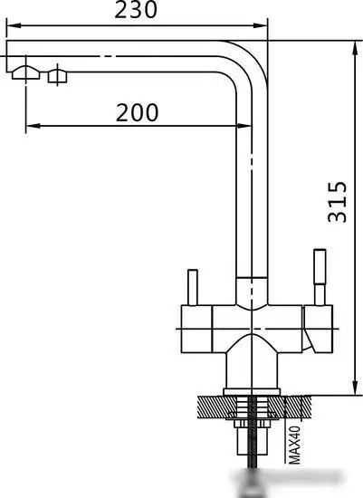 Смеситель Shevanik S468B - фото товара