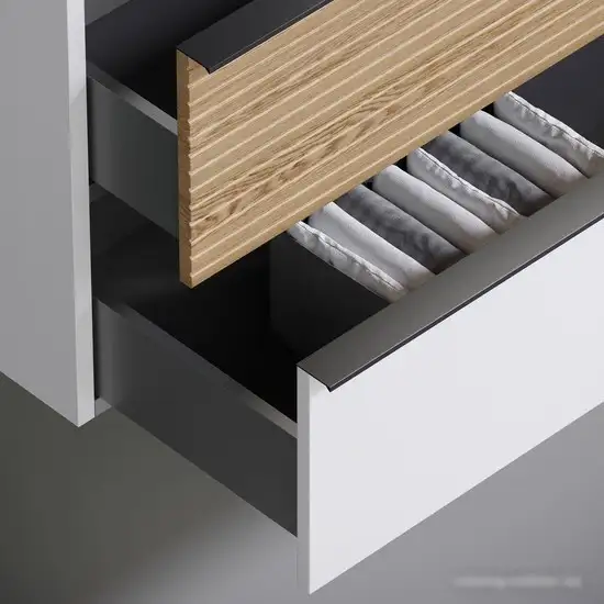 Sancos Тумба под умывальник Delta DL100LW (дуб светлый/графит) – фото товара