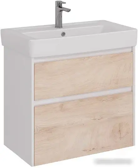 Lemark Тумба под умывальник Combi 80 LM03C80T (белый глянец) – фото товара