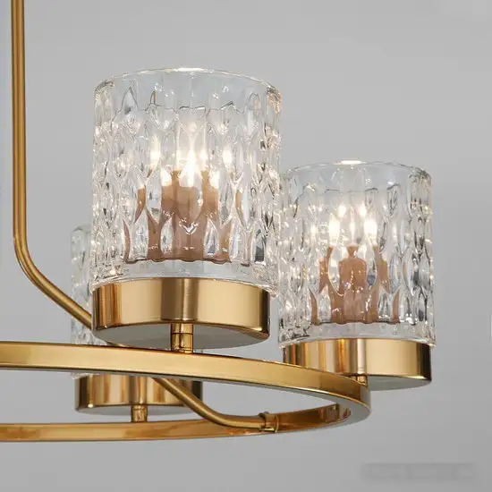 Люстра средней высоты Евросвет Calle 60127/6 латунь – фото товара