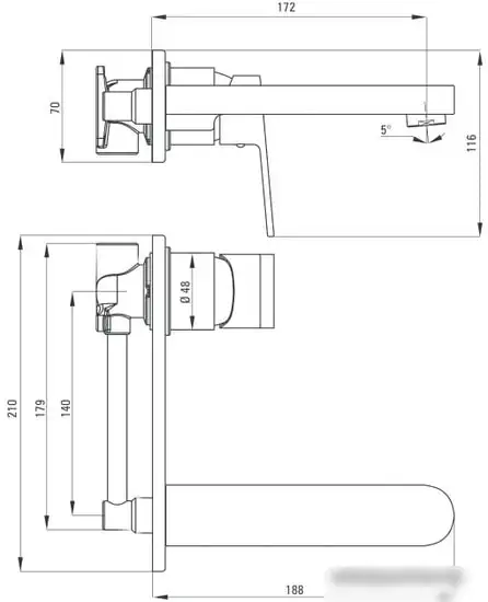 Смеситель Deante Alpinia BGA 054L - фото товара