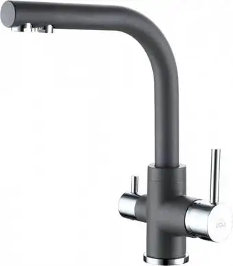 Смеситель Paulmark Essen Es213011-402 (серый металлик) - изображение в каталоге