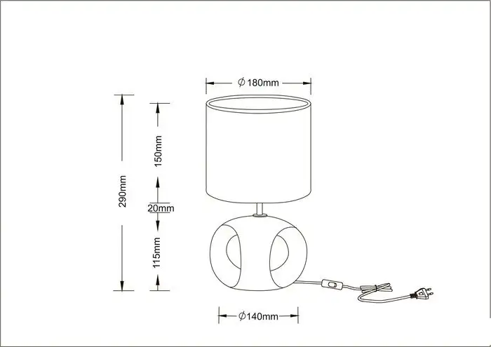Настольная лампа Arte Lamp Zaurak A5035LT-1CC – фото товара