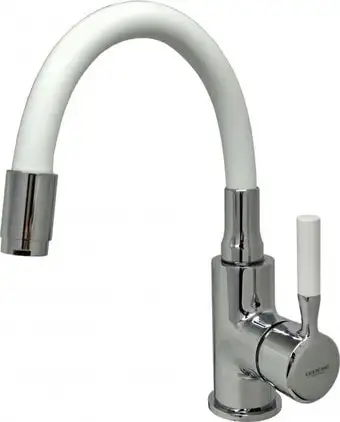 Смеситель Ledeme L1399-3 (хром/белый) - изображение в каталоге