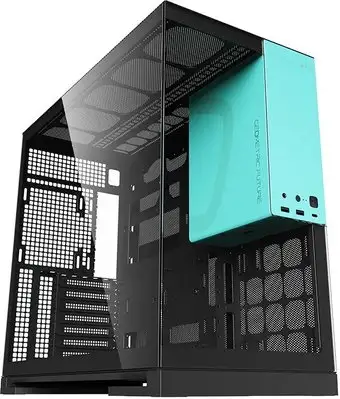 Корпус Geometric Future Model 5 (черный/бирюзовый) – изображение в каталоге