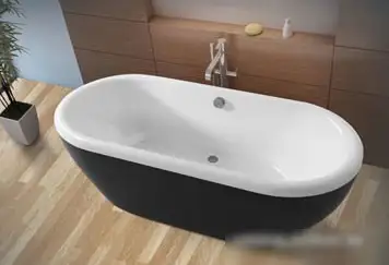 Ванна Riho Dua 180x86 (черный, аэромассаж + хромотерапия) - фото товара