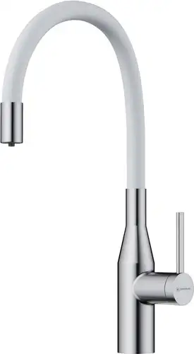 Смеситель Omoikiri Yatomi 2 PLUS BN-BL (нержавеющая сталь/белый) - изображение в каталоге