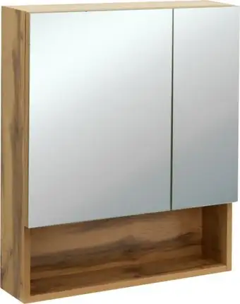 Doratiz Шкаф с зеркалом для ванной Сицилия 60 2712.117 (дуб вотан) – изображение в каталоге