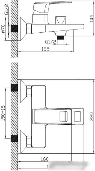 Смеситель Diadonna D78-330116HG - фото товара