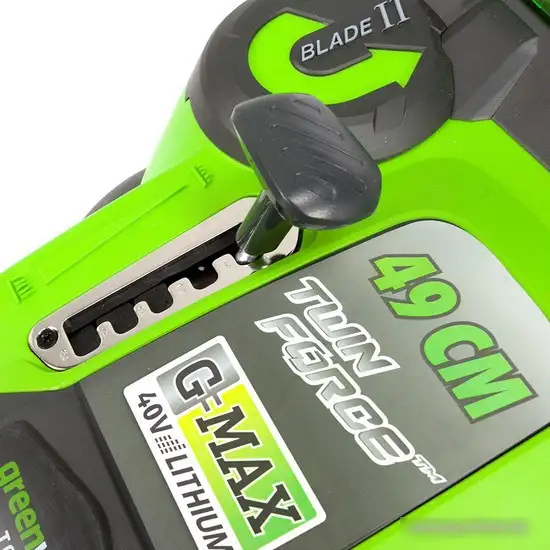 Колёсная газонокосилка Greenworks G40LM49DBK4 (с 1-м АКБ 4 Ah) – фото товара