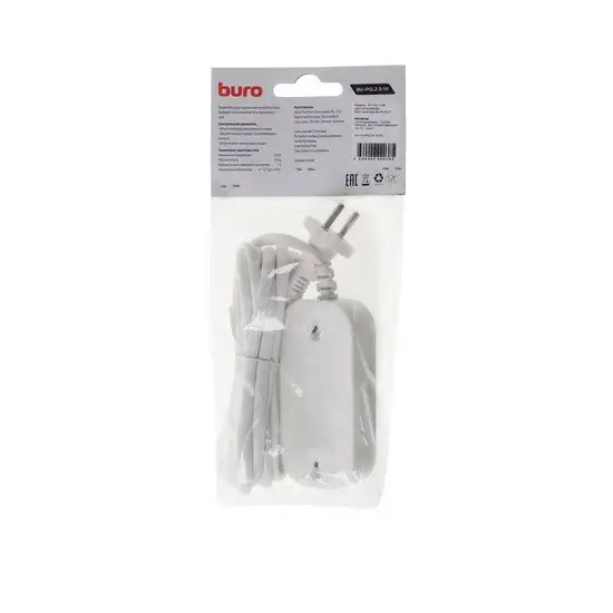 Сетевой фильтр Buro BU-PSL2.3/W – фото товара