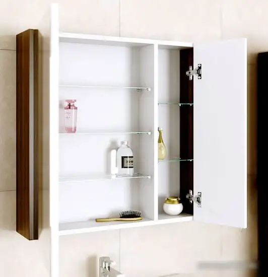Aqwella Шкаф с зеркалом Командор 70 [Kom.04.07/VM] – фото товара