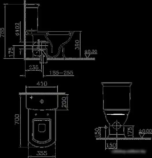 Унитаз Vitra Serenada [9722B003-7204] - фото товара