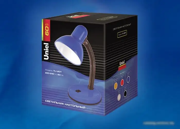 Настольная лампа Uniel TLI-201 Black. E27 00450 – фото товара