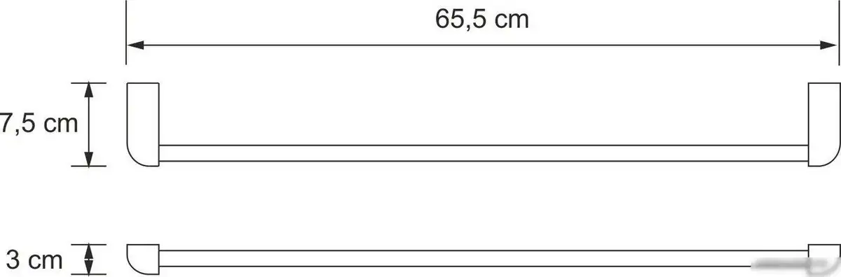 Держатель для полотенца Wasserkraft Kammel K-8330White – фото товара