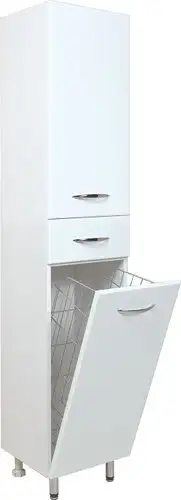 Onika Шкаф-пенал для ванной Модерн 26.17 L с корзиной (402606) – изображение в каталоге