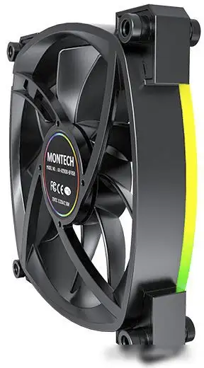 Вентилятор для корпуса Montech AX120 PWM (черный) – фото товара