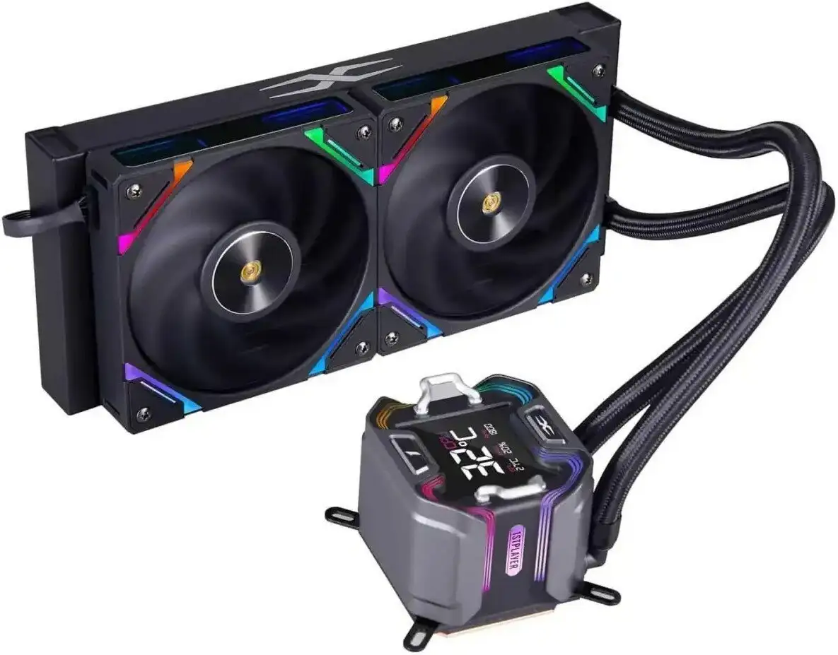 Система жидкостного охлаждения для процессора 1stPlayer X-240E (черный) – фото товара