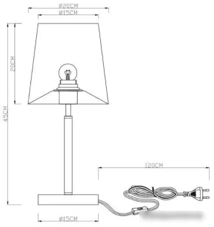 Лампа Arte Lamp Rodos A2589LT-1SS