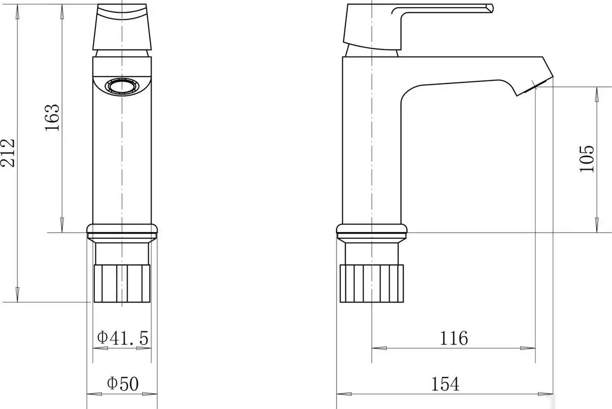 Смеситель Fashun A1089 (хром) - фото товара