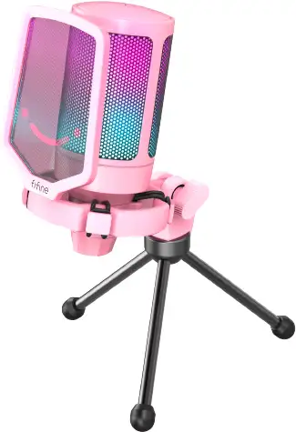 Микрофон FIFINE A6V (розовый)