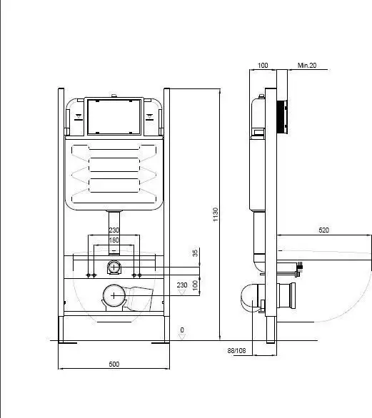 Инсталляция для унитаза Aquatek INS-0000014 - фото товара