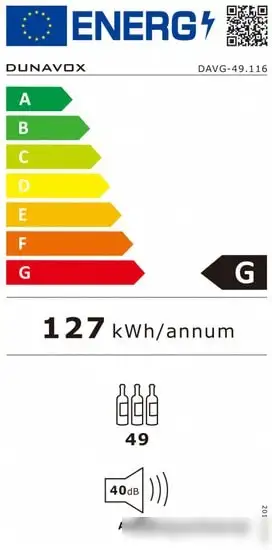 Винный шкаф Dunavox DAVG-49.116DOP.TO — фото товара