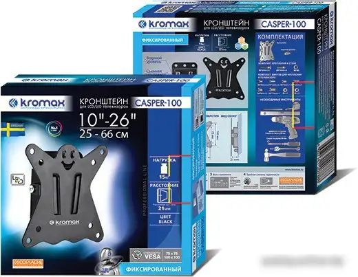 Кронштейн Kromax CASPER-100 – фото товара