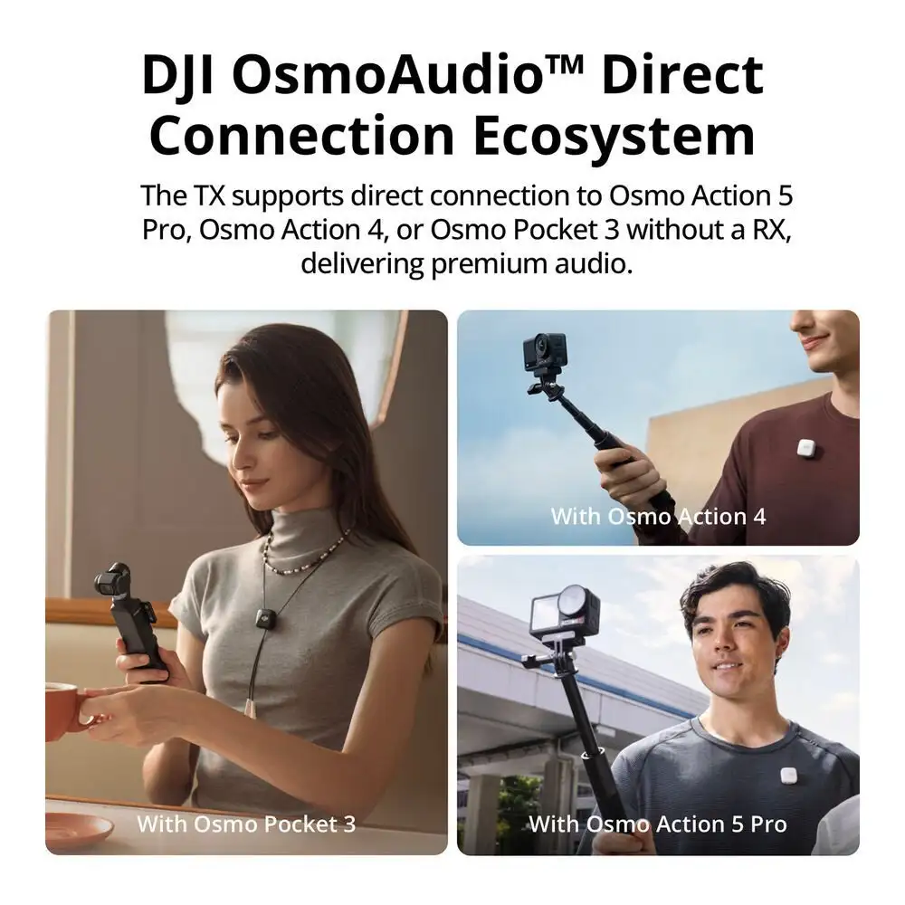Радиосистема DJI Mic Mini (2TX + 1 Mobile RX) – фото товара