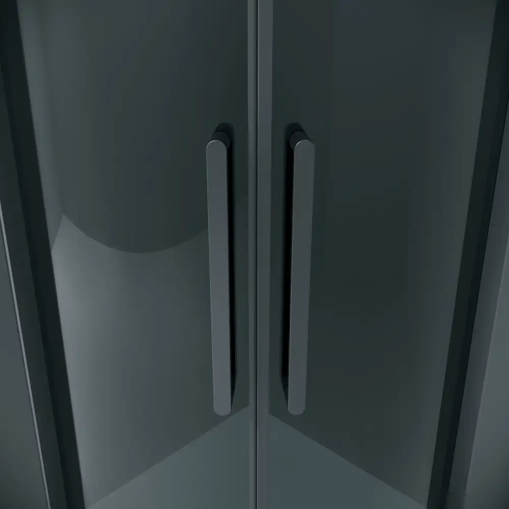 Душевой уголок Grossman Classic 100x100x195 301.K33.04.1010.21.10 (черный матовый/тонированное стекло) - фото товара