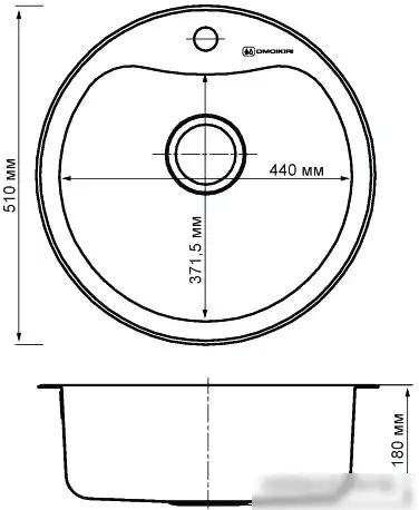 Кухонная мойка Omoikiri Saroma 51-1-IN (4993007) - фото товара