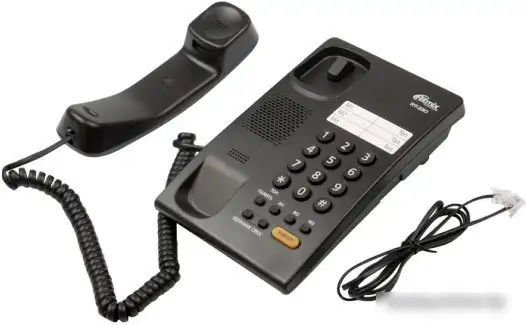 Проводной телефон Ritmix RT-330 (черный) – фото товара