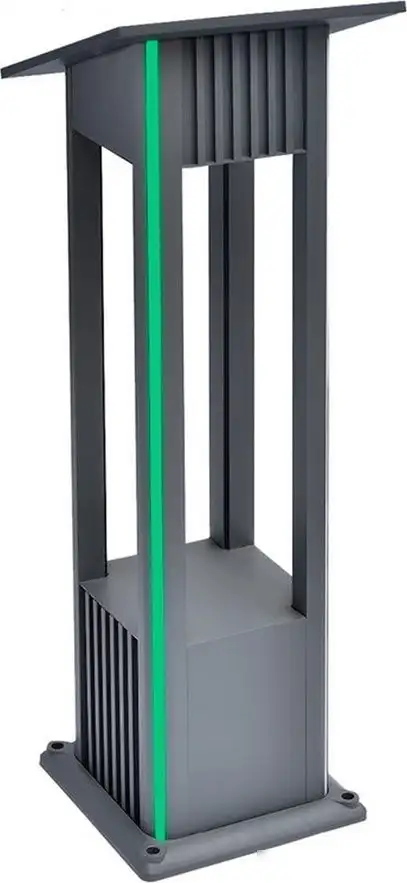 Городской фонарь Kinklight 09206-F.16(07) (серый)