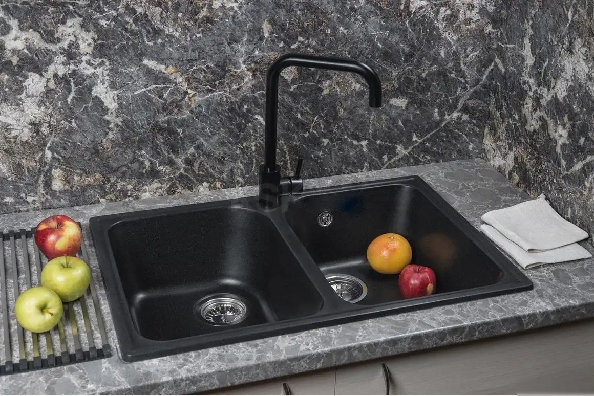 Кухонная мойка Marblan Duas (оникс) - фото товара