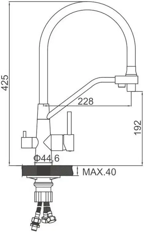 Смеситель Ledeme L74855-9 - фото товара