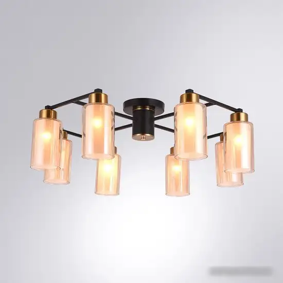 Люстра средней высоты Arte Lamp Leo A7027PL-8BK – фото товара