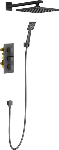 Душевая система Timo Tetra-Thermo SX-0179/03SM (черный)