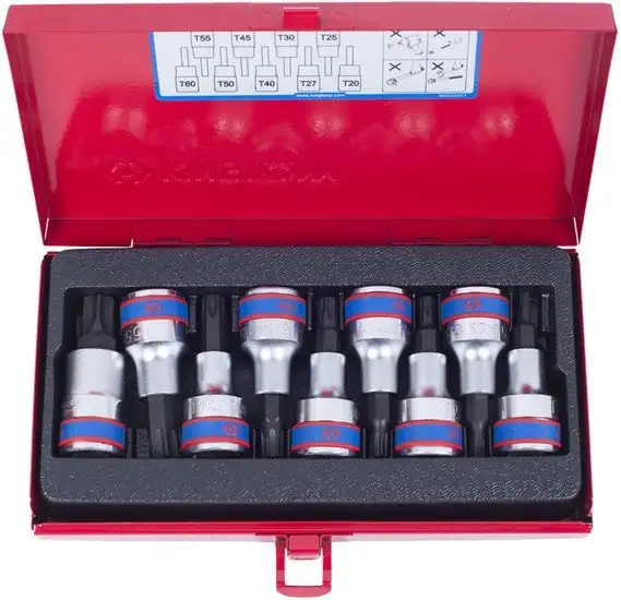 Набор торцевых головок King Tony 4109PR (9 предметов) – фото товара