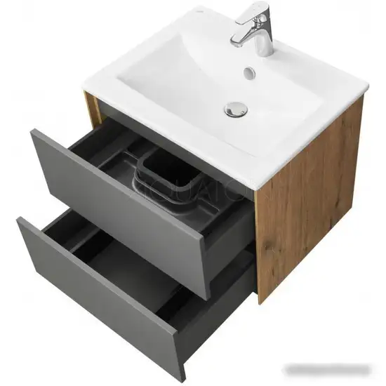Акватон Тумба с умывальником Сохо 60 1A2580K1AJA00 – фото товара