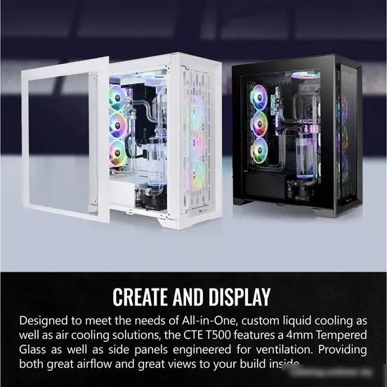 Корпус Thermaltake CTE T500 TG ARGB Snow CA-1X8-00F6WN-01 – фото товара