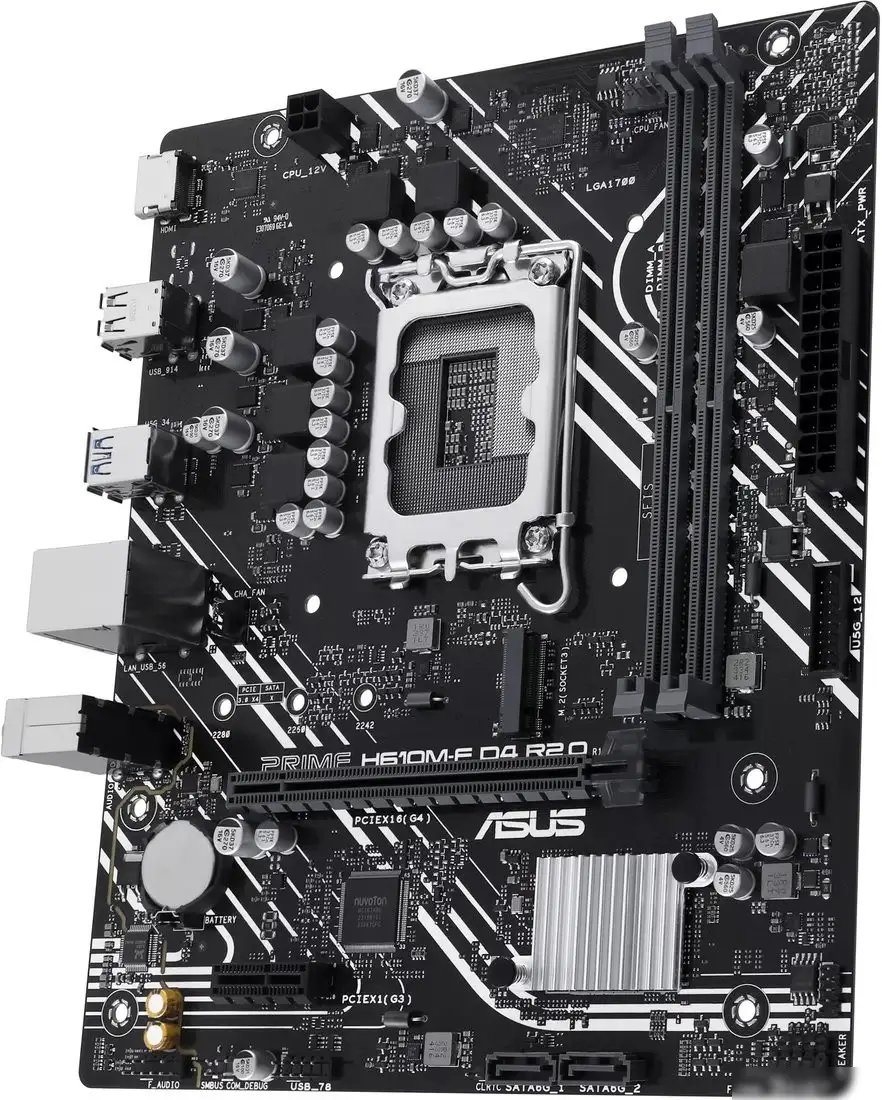 Материнская плата ASUS Prime H610M-F D4 R2.0 – фото товара