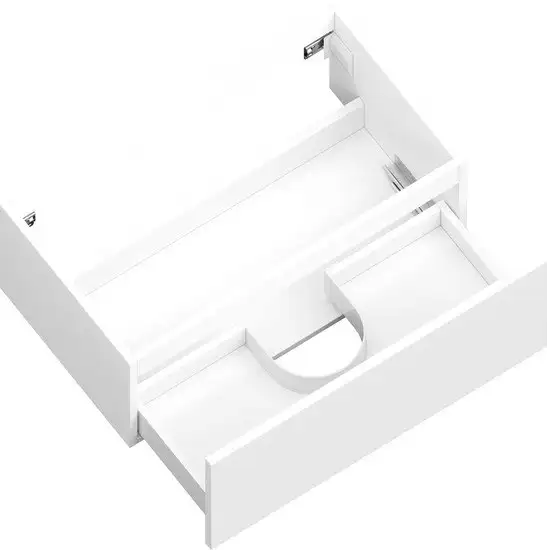 ЗОВ Тумба под умывальник Кито 80 K80LW0MWM (белый матовый) – фото товара