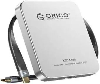 Внешний накопитель Orico K20 Mini 2TB (серебристый) – изображение в каталоге