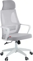 Офисное кресло CHAIRMAN CH636 (ткань, белый пластик/светло-серый) – изображение в каталоге