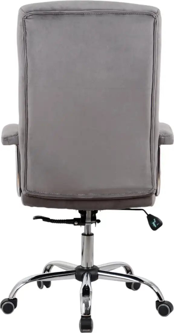 Офисное кресло King Style SHL-8 Sane Velvet Chrome (велюр, серый) – фото товара