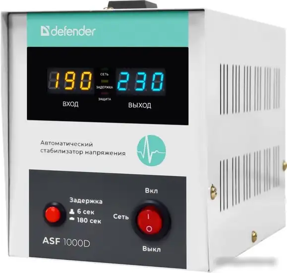 Стабилизатор напряжения Defender ASF 1000D – фото товара