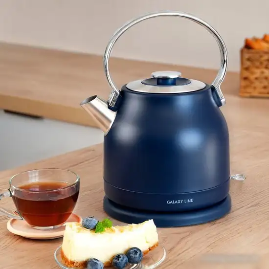 Электрический чайник Galaxy Line GL0333 (синий) - фото товара