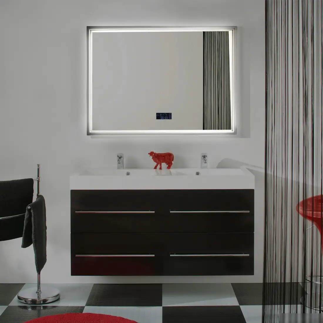 Silver Mirrors Зеркало Эдисон Метео 80x60 LED-00002764 – фото товара