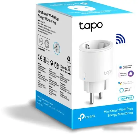 Умная розетка TP-Link Tapo P115 – фото товара
